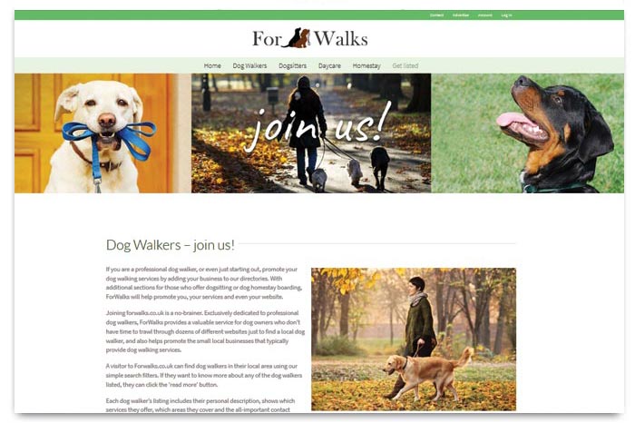 ForWalks - Dog Walker Directory