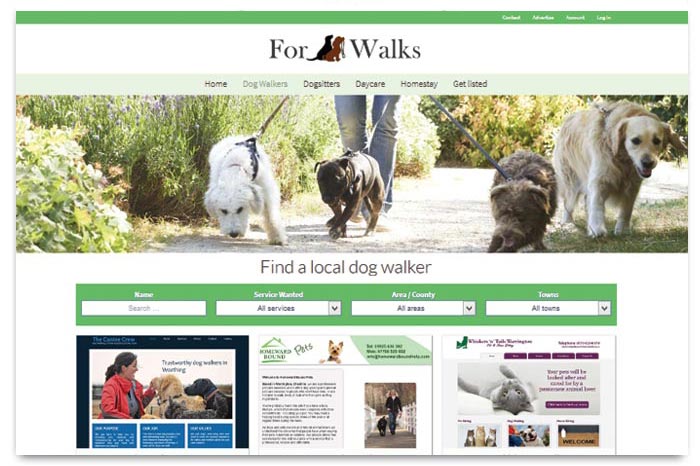 ForWalks - Dog Walker Directory