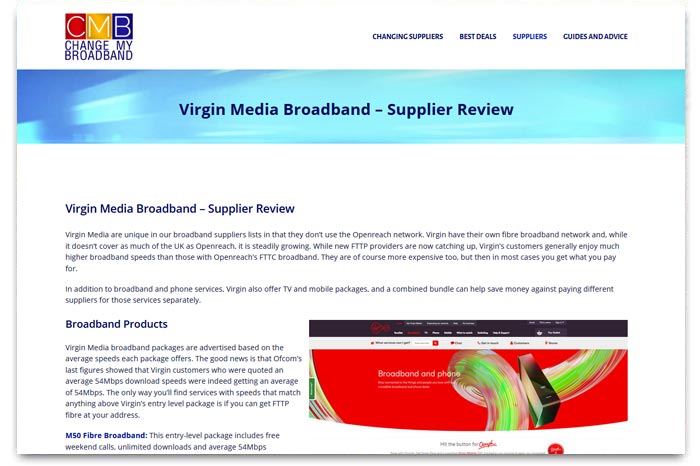 changing broadband supplier